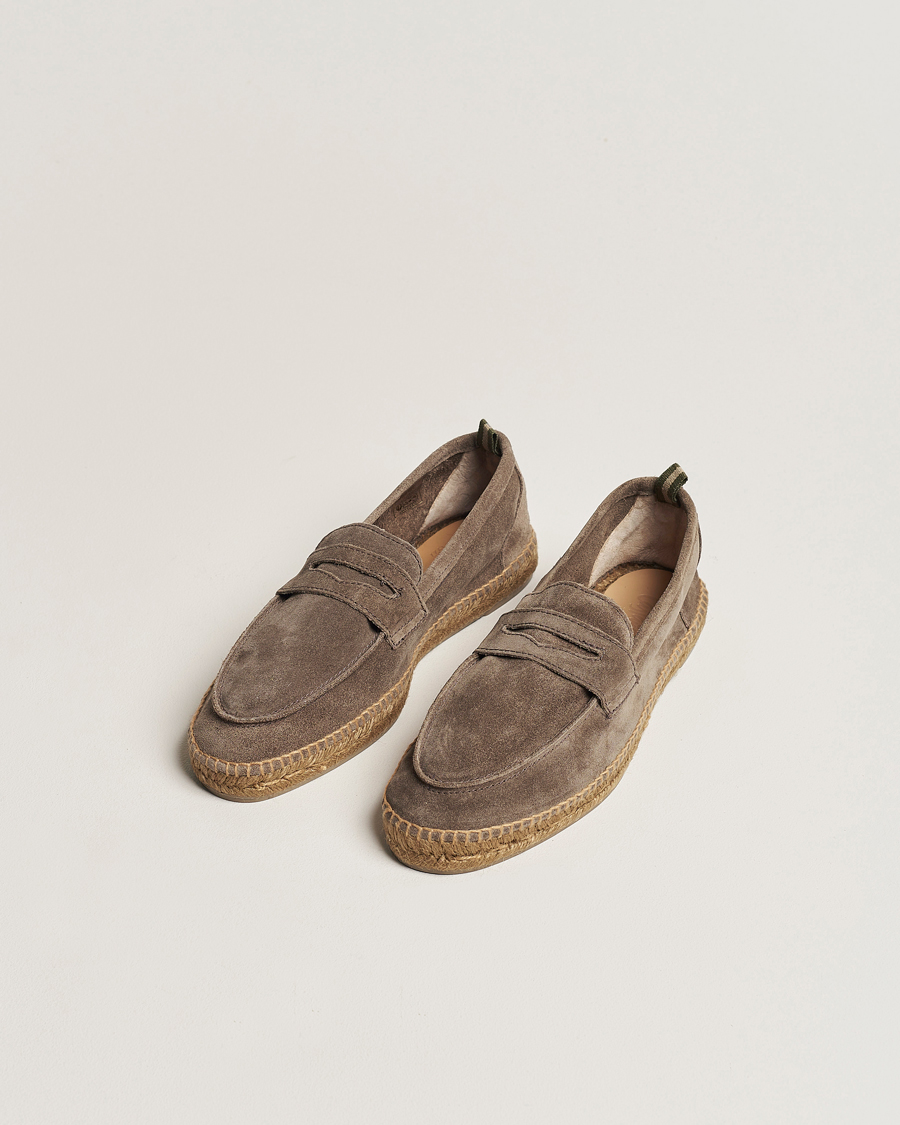 Herr | Mockaskor | Castañer | Nacho Casual Suede Loafers Topo