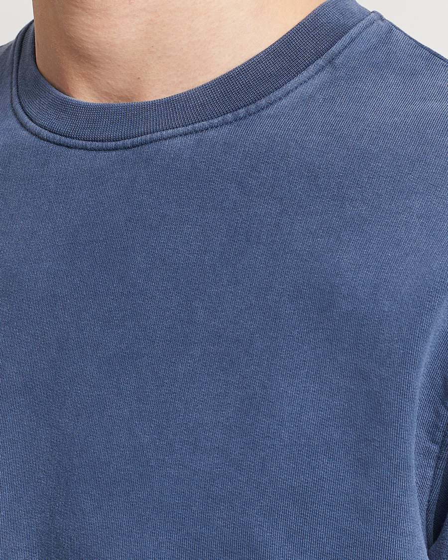 Herr | Tröjor | Colorful Standard | Classic Organic Crew Neck Sweat Neptune Blue