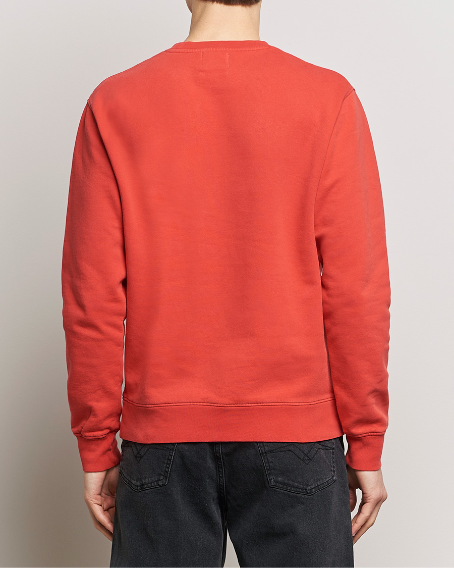 Herr | Tröjor | Colorful Standard | Classic Organic Crew Neck Sweat Red Tangerine