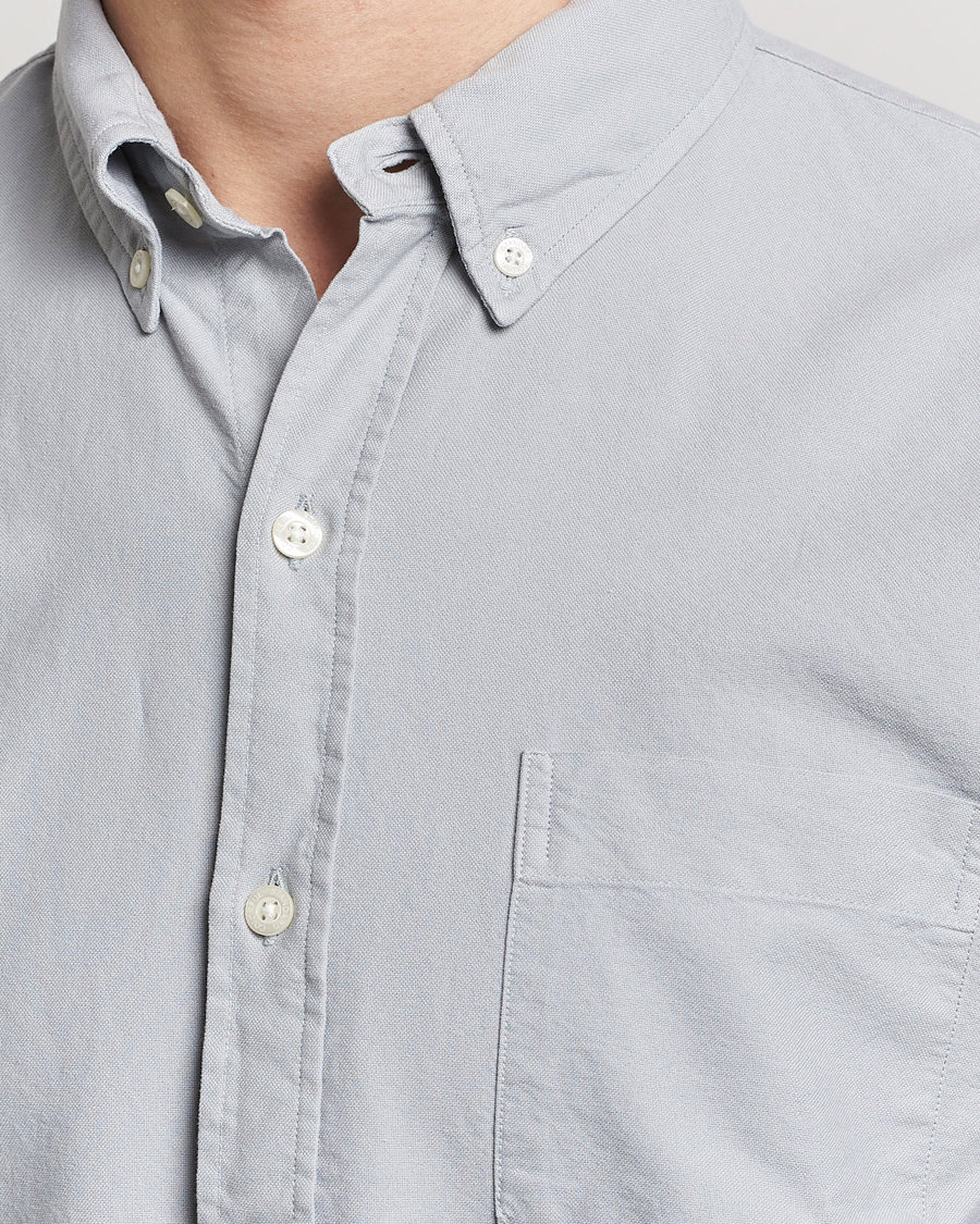 Herr | Skjortor | Colorful Standard | Classic Organic Oxford Button Down Shirt Cloudy Grey
