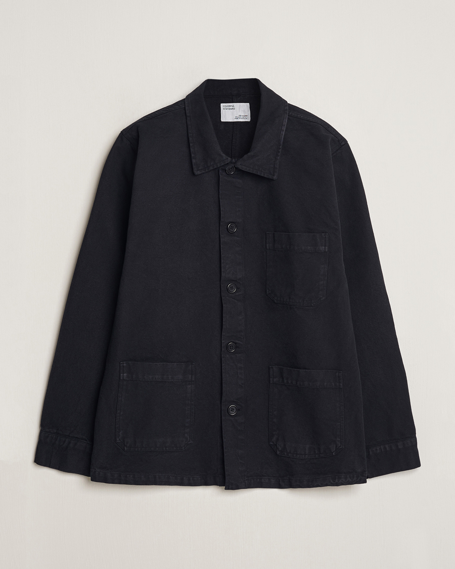 Herr | Skjortor | Colorful Standard | Organic Workwear Jacket Deep Black