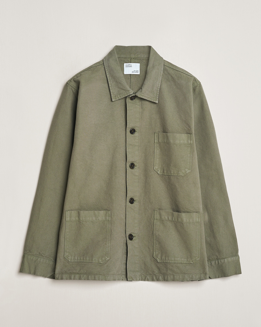Herr | Skjortor | Colorful Standard | Organic Workwear Jacket Dusty Olive
