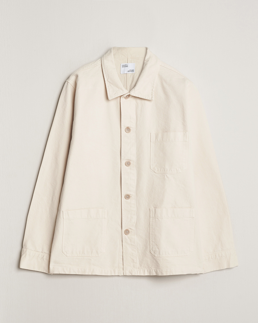 Herr | Skjortor | Colorful Standard | Organic Workwear Jacket Ivory White