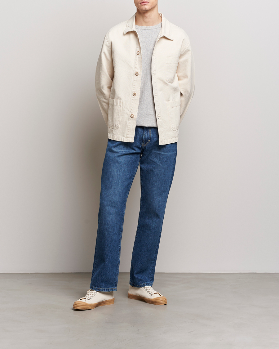 Herr | Skjortor | Colorful Standard | Organic Workwear Jacket Ivory White