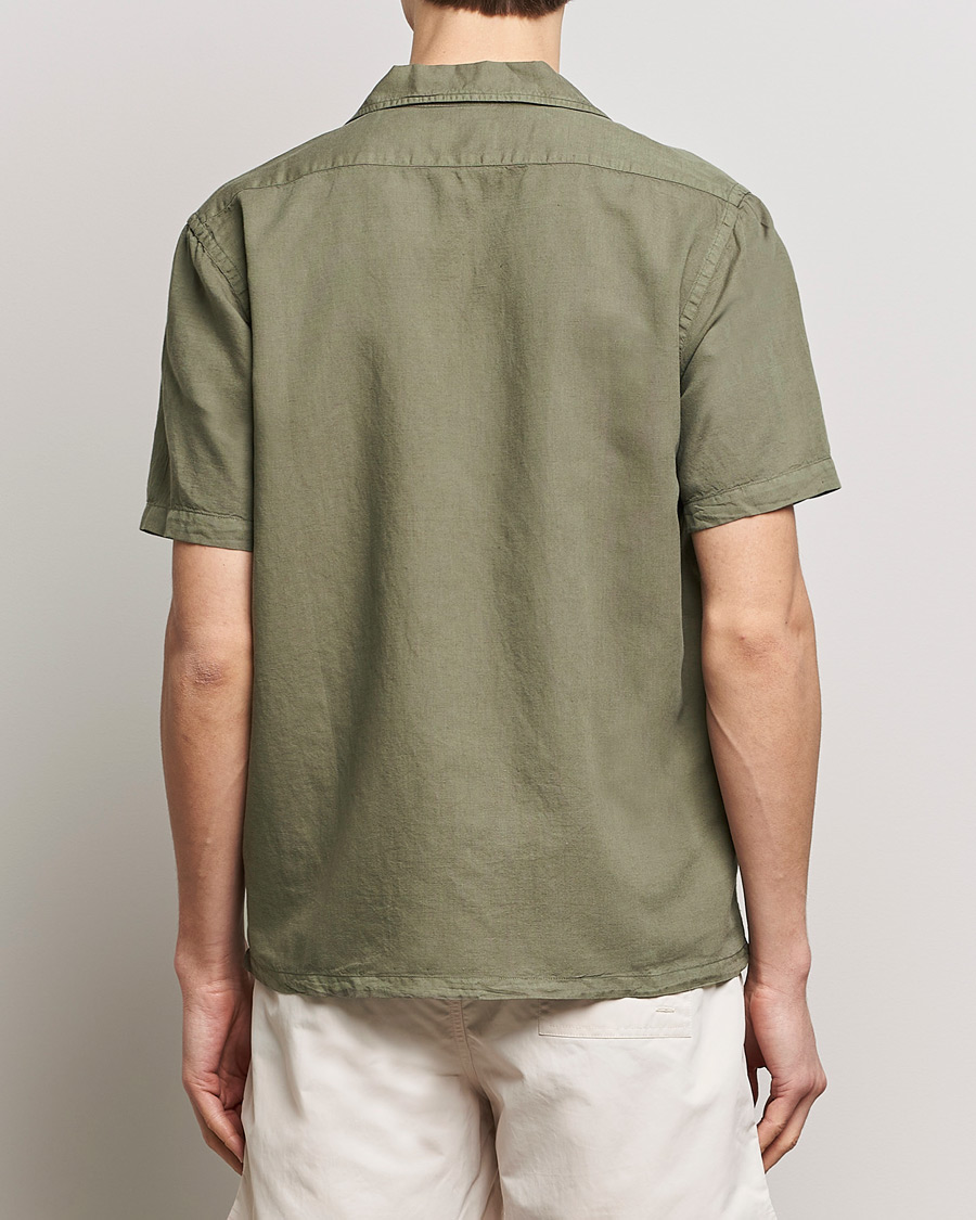 Herr | Skjortor | Colorful Standard | Cotton/Linen Short Sleeve Shirt Dusty Olive
