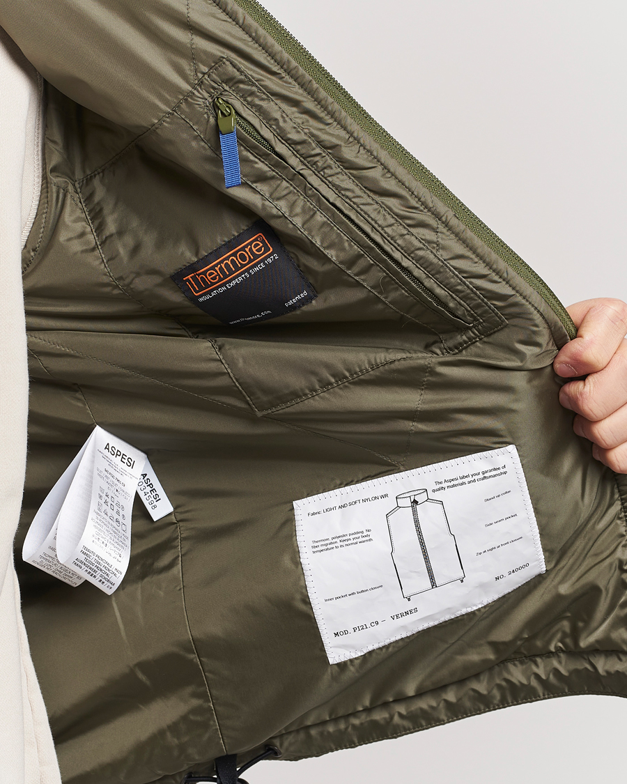Herr | Jackor | Aspesi | Vernes Nylon Gilet Sage