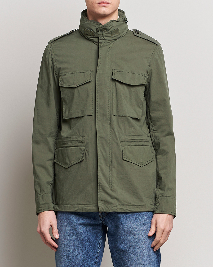 Herr | Höstjackor | Aspesi | Lightweight Cotton Field Jacket Military