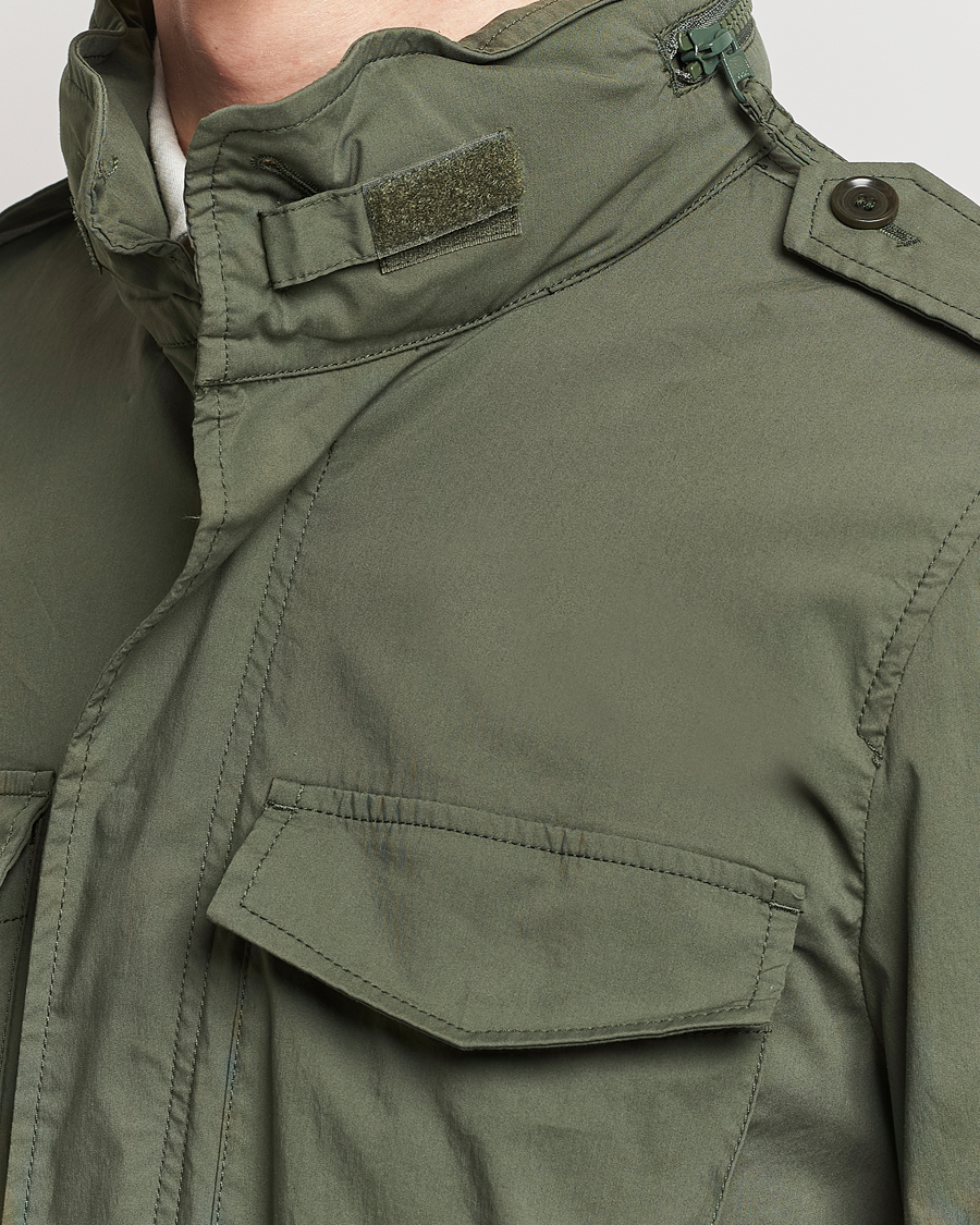 Herr | Jackor | Aspesi | Lightweight Cotton Field Jacket Military