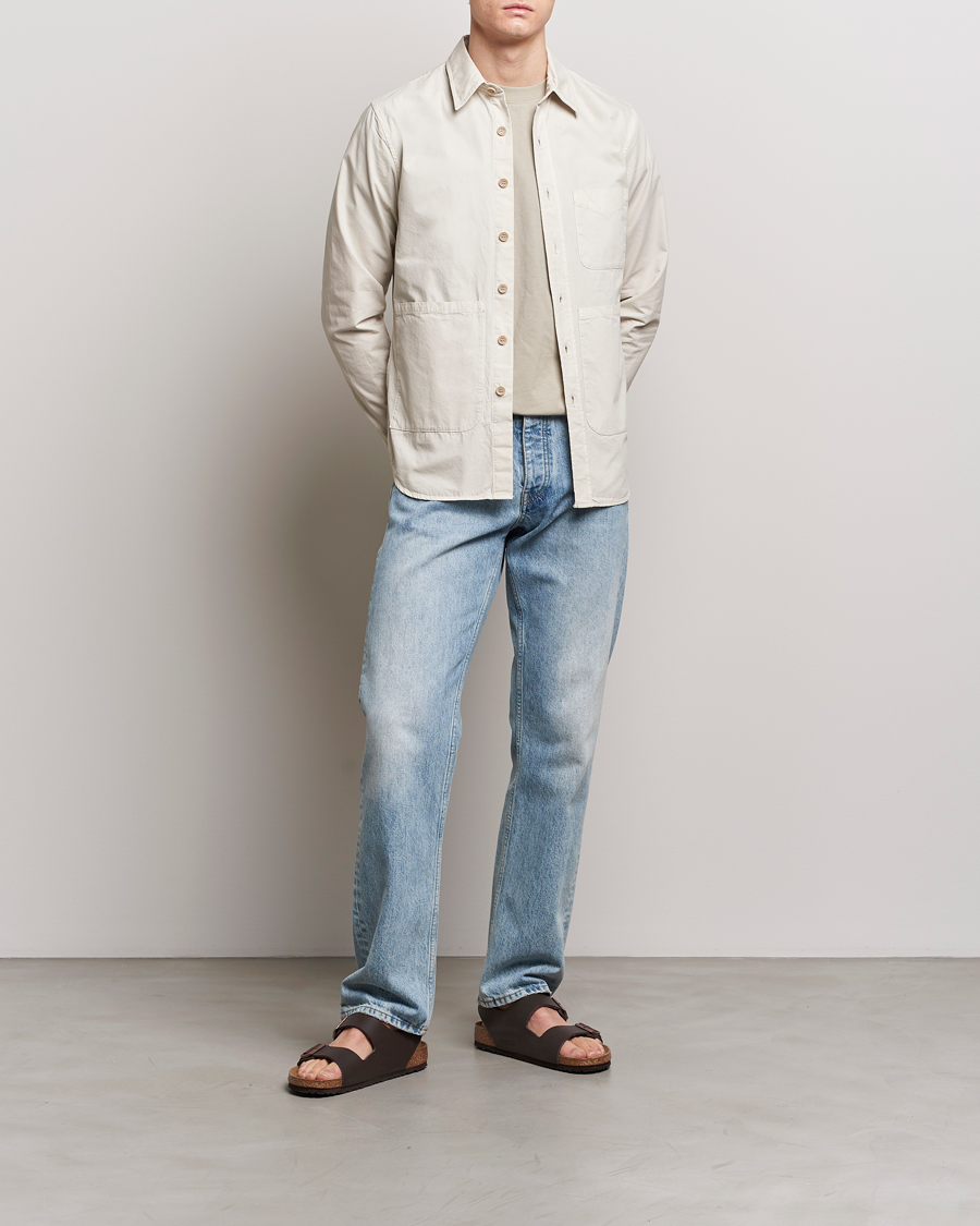 Herr | Jackor | Aspesi | Utility Shirt Jacket Light Beige