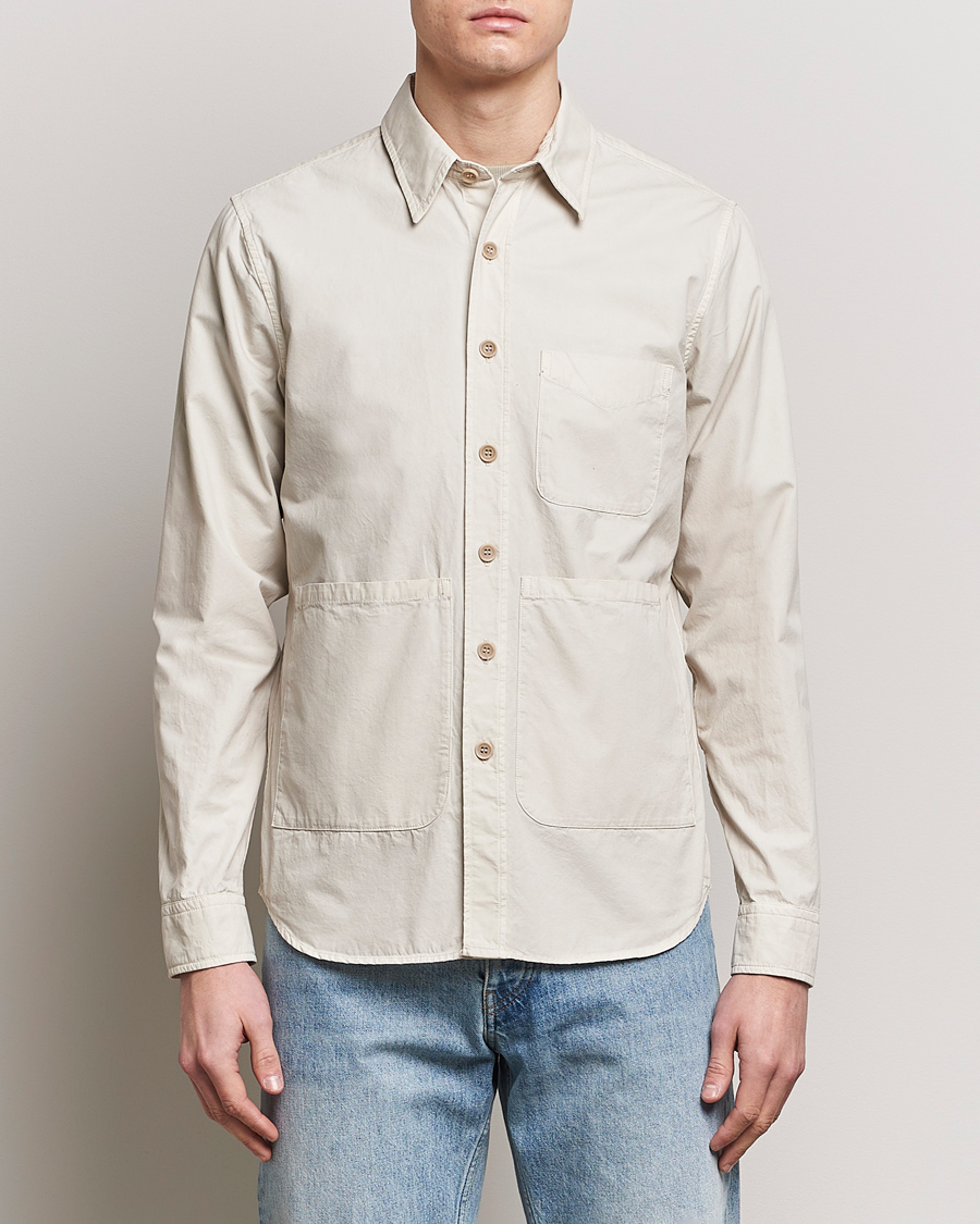 Herr | Realisation | Aspesi | Utility Shirt Jacket Light Beige