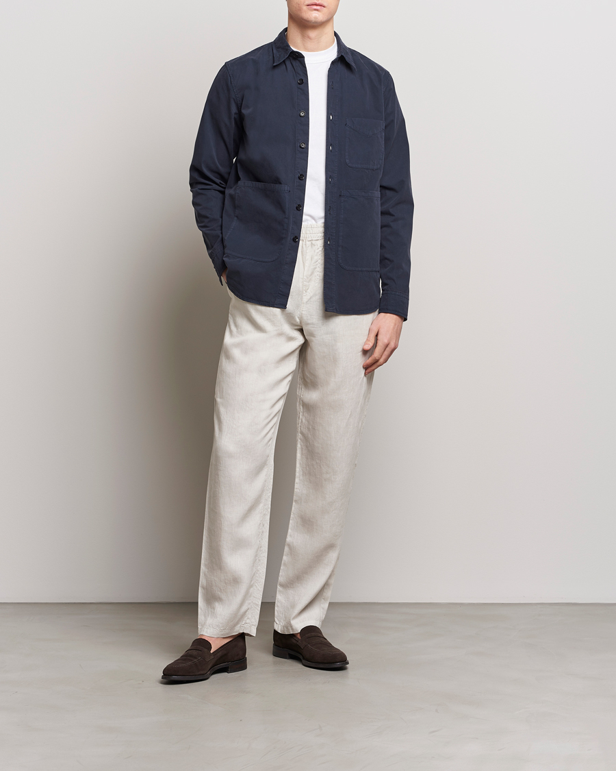 Herr | Jackor | Aspesi | Utility Shirt Jacket Navy