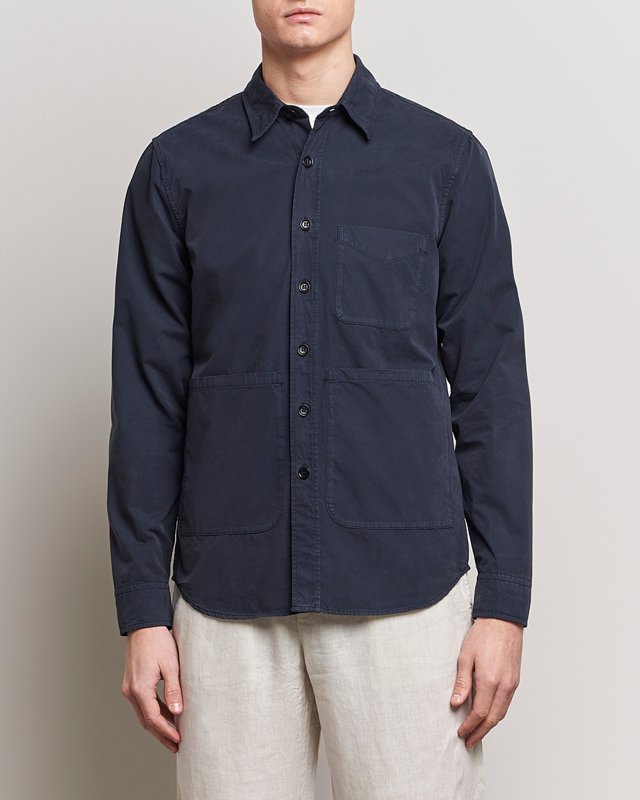 Herr | Italian Department | Aspesi | Utility Shirt Jacket Navy