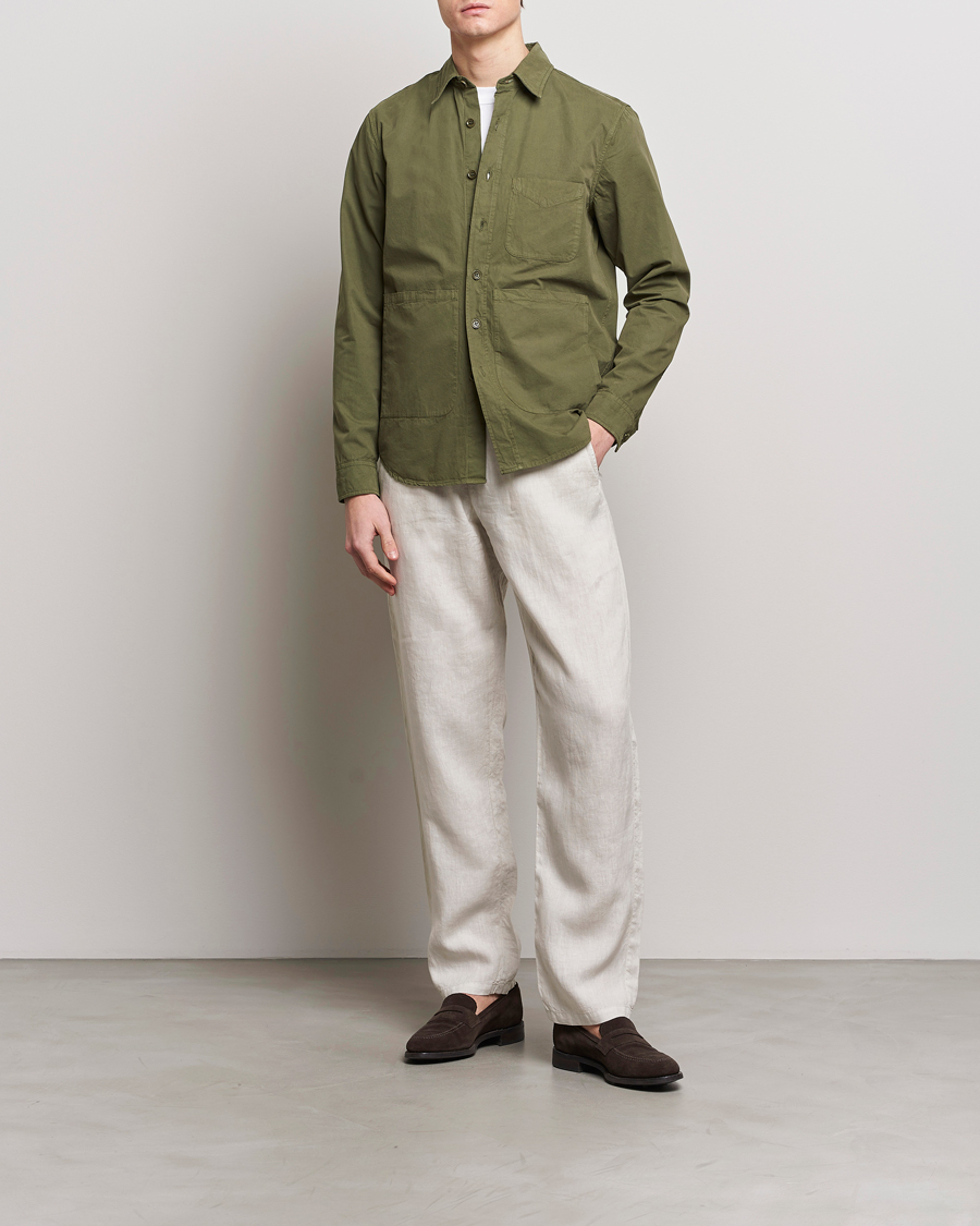 Herr | Jackor | Aspesi | Utility Shirt Jacket Military