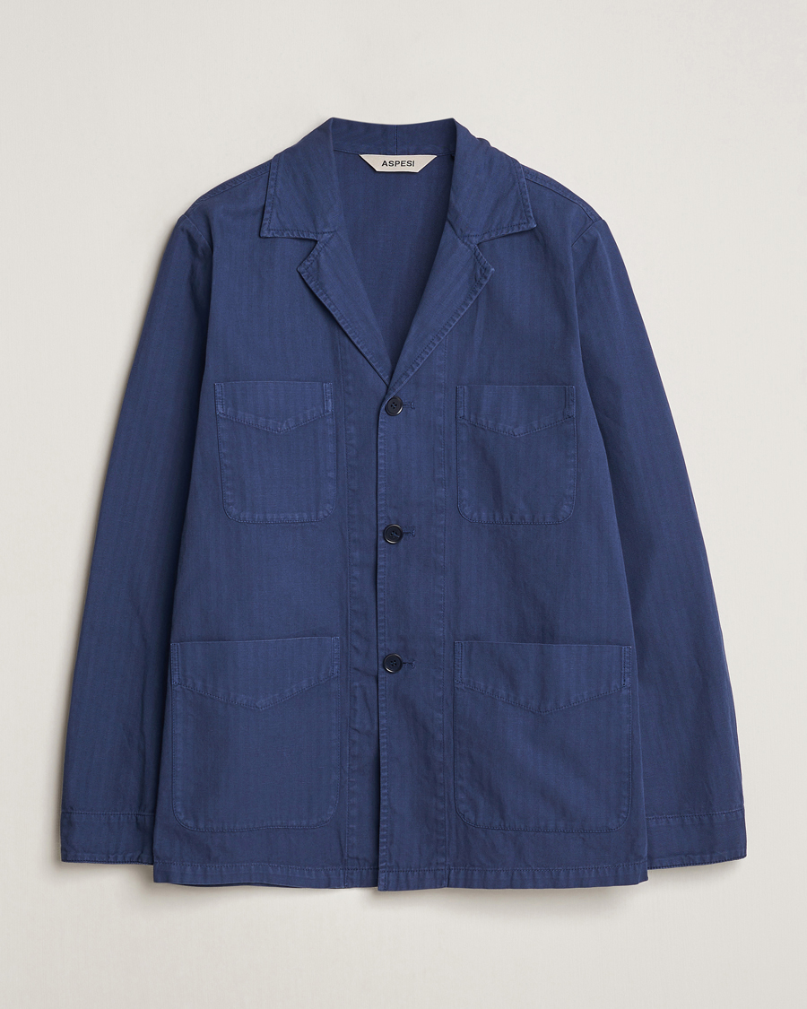 Herr | Jackor | Aspesi | Fadango Shirt Jacket Navy