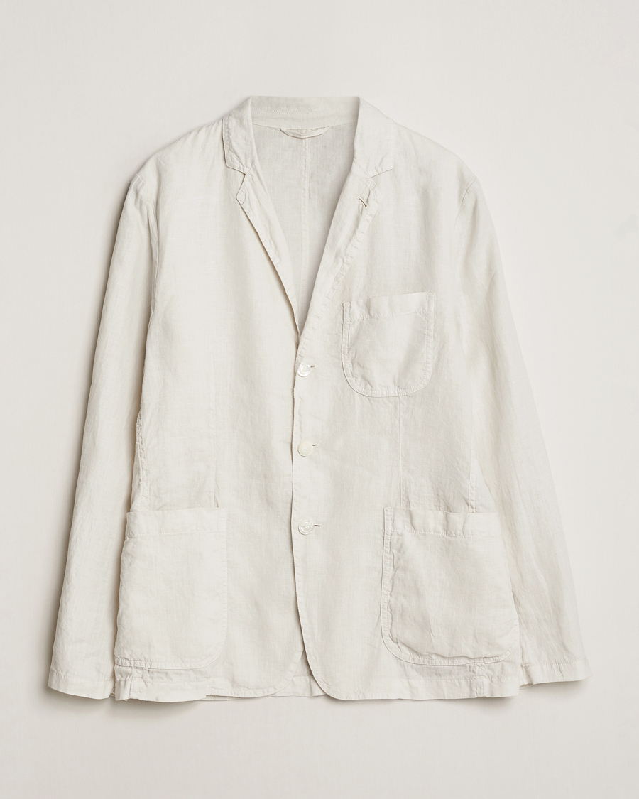 Herr | Kavajer | Aspesi | Samuraki Linen Blazer Light Beige