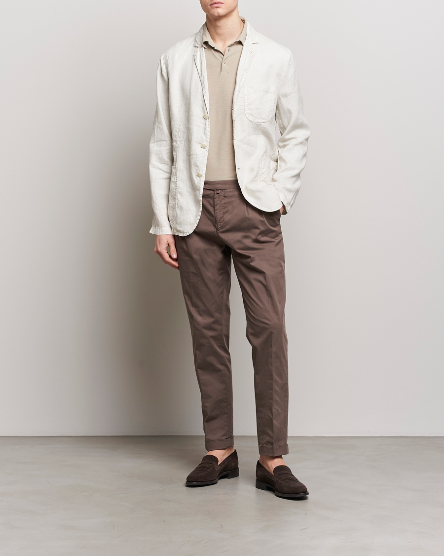 Herr | Kavajer | Aspesi | Samuraki Linen Blazer Light Beige