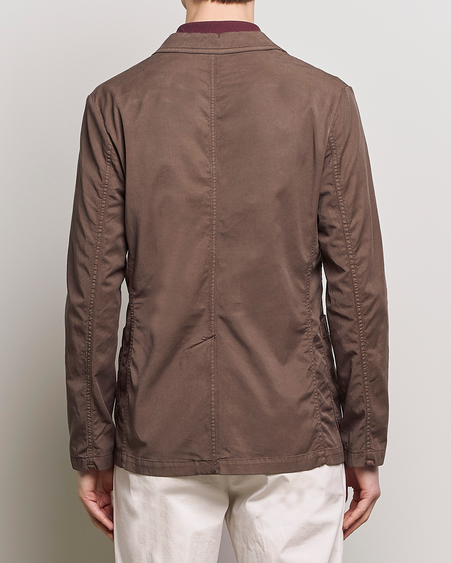 Herr | Kavajer | Aspesi | Samuraki Washed Cotton Blazer Dark Brown