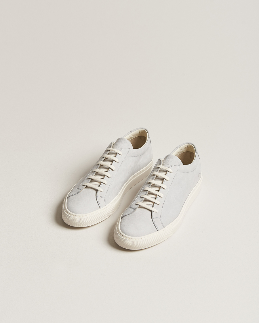 Herr | Avdelningar | Common Projects | Original Achilles Pebbled Nubuck Sneaker Grey