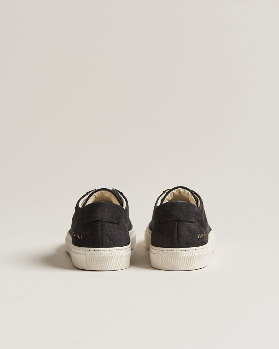 Herr | Common Projects Original Achilles Pebbled Nubuck Sneaker Black | Common Projects | Original Achilles Pebbled Nubuck Sneaker Black