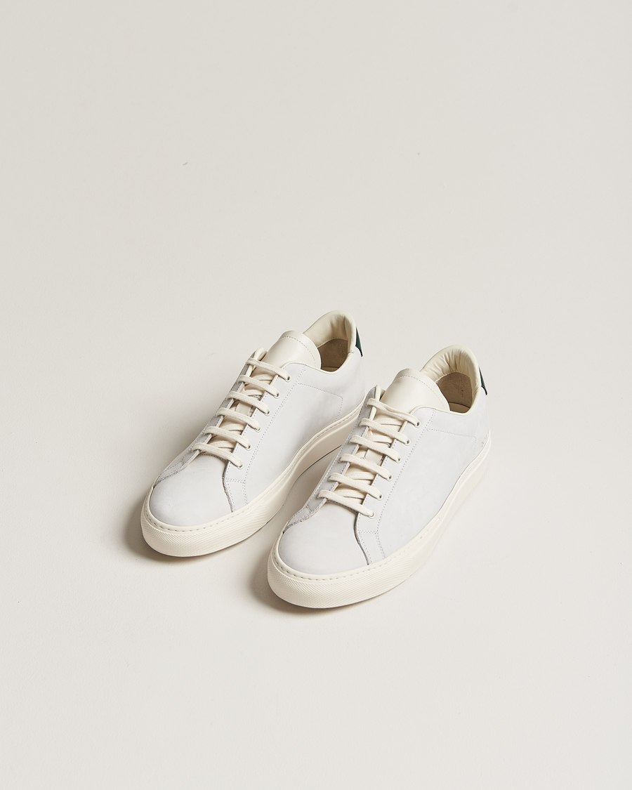 Herr |  | Common Projects | Retro Pebbled Nappa Leather Sneaker White/Green