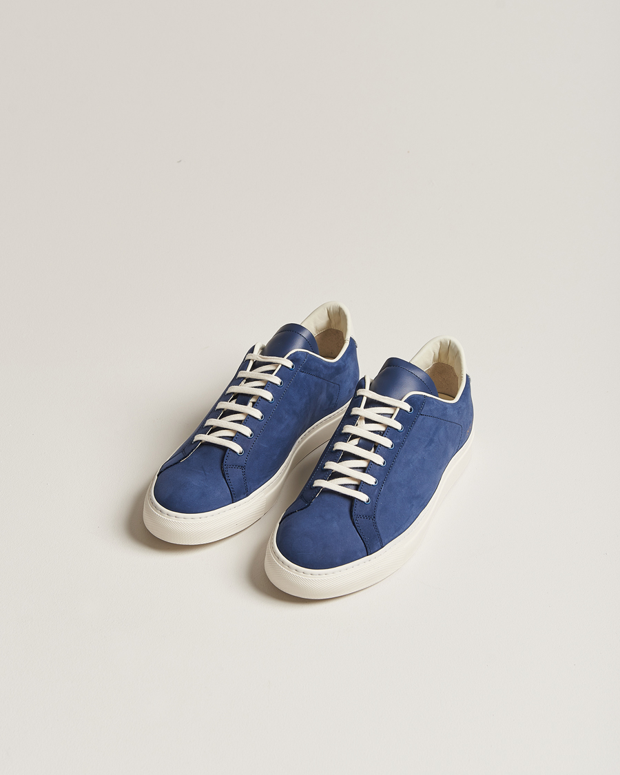 Herr |  | Common Projects | Retro Pebbled Nappa Leather Sneaker Blue/White