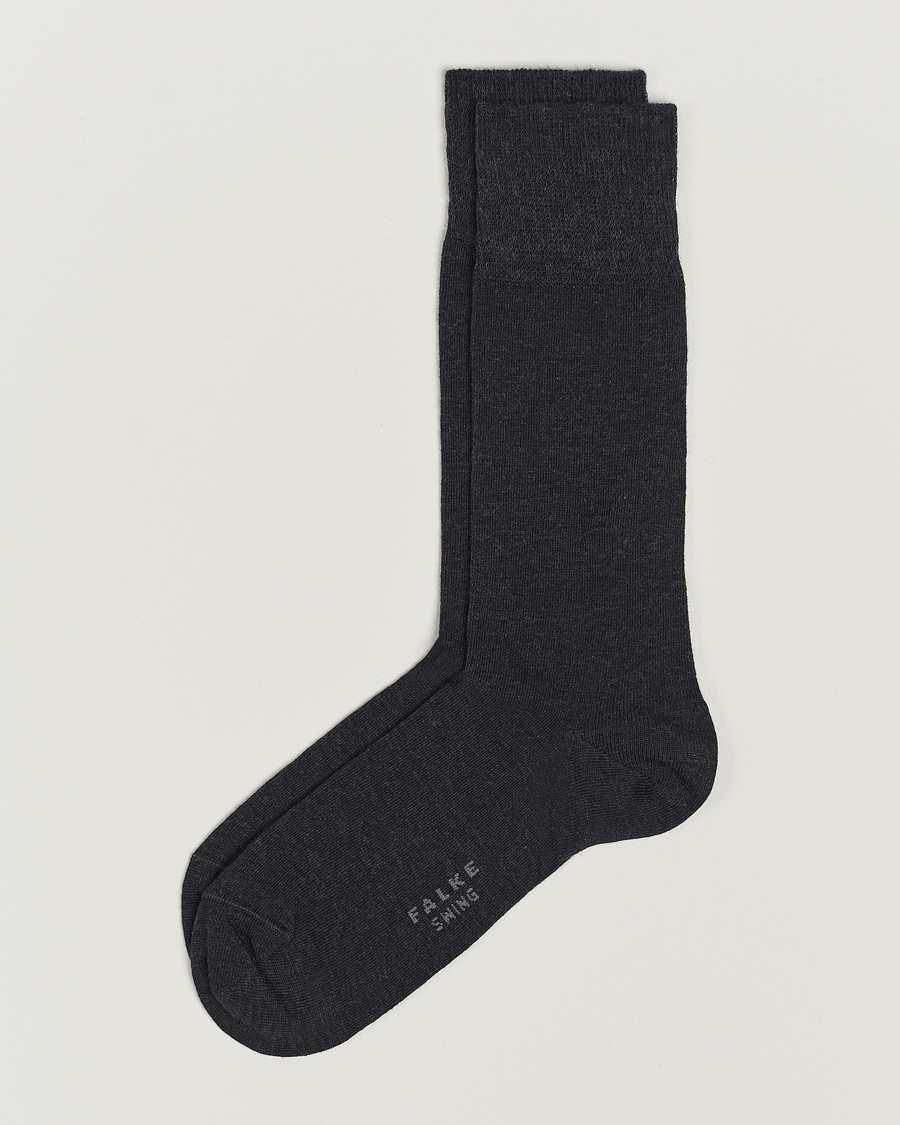Herr | Underkläder | Falke | Swing 2-Pack Socks Anthracite Melange