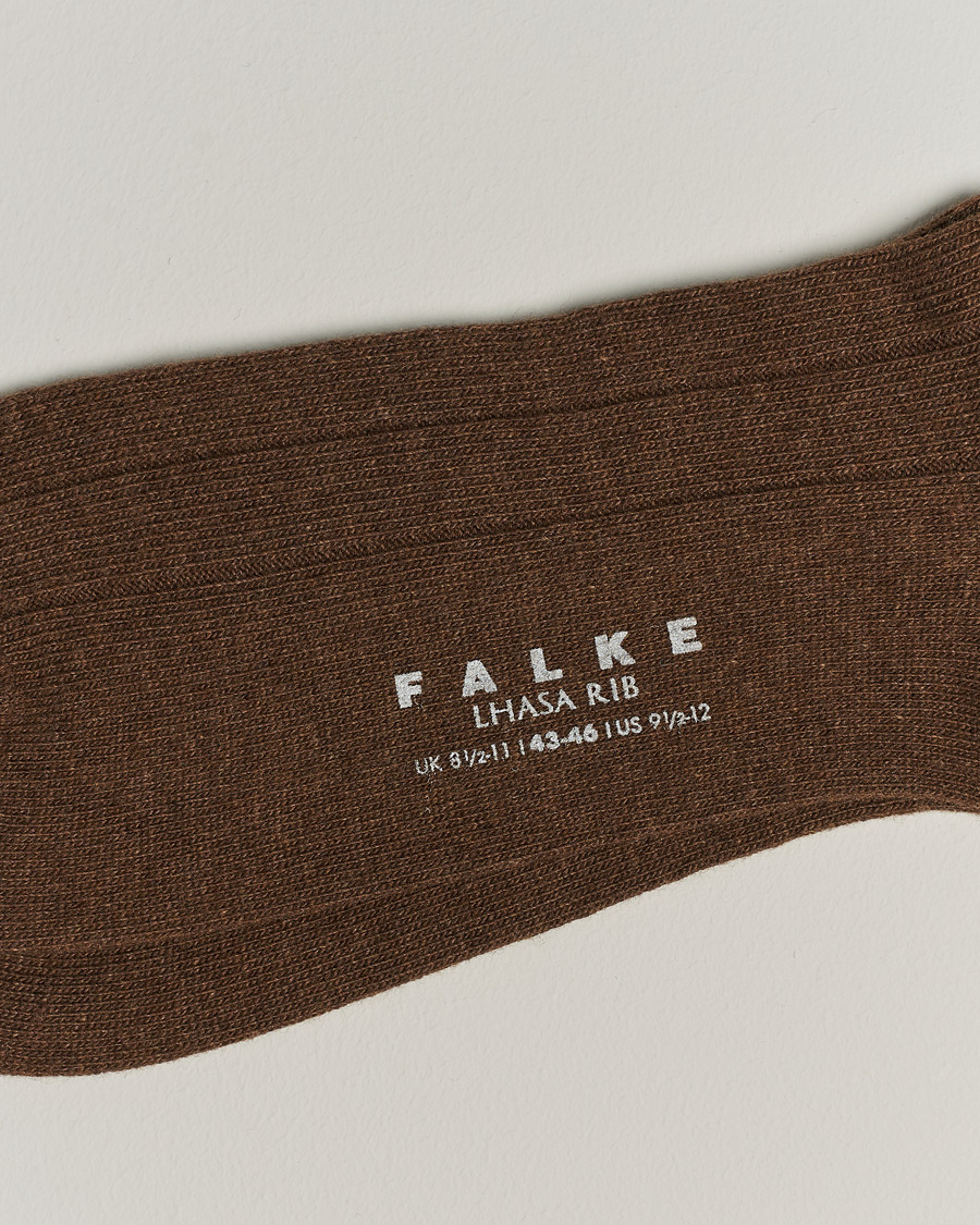 Herr | Kläder | Falke | Lhasa Cashmere Socks Humus