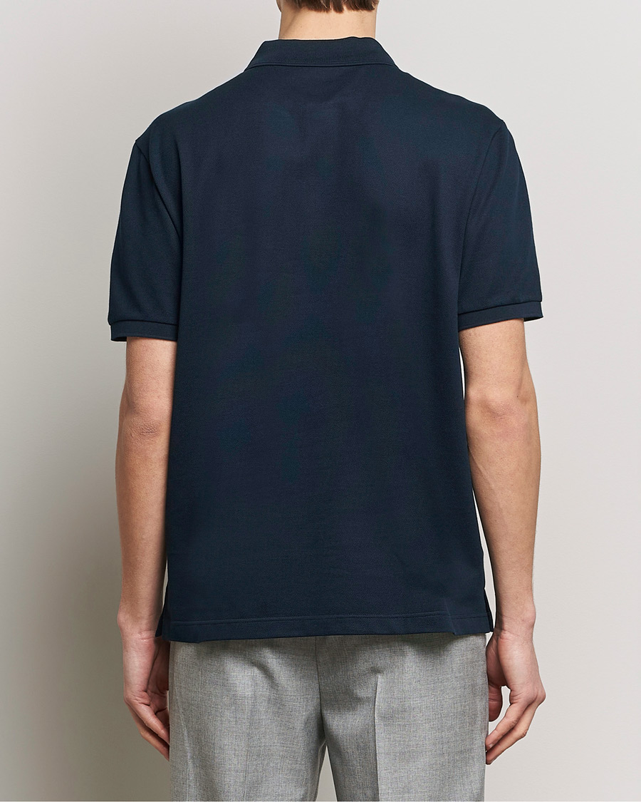 Herr | Pikéer | Brioni | Cotton Pique Short Sleeve Polo Navy