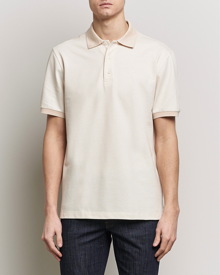 Herr | Avdelningar | Brioni | Cotton Piquet Polo Beige