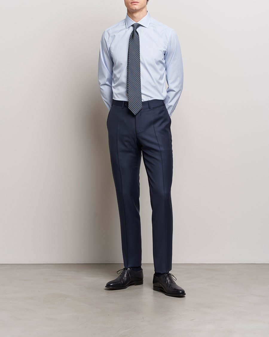 Herr | Avdelningar | Brioni | Slim Fit Dress Shirt Light Blue Stripe