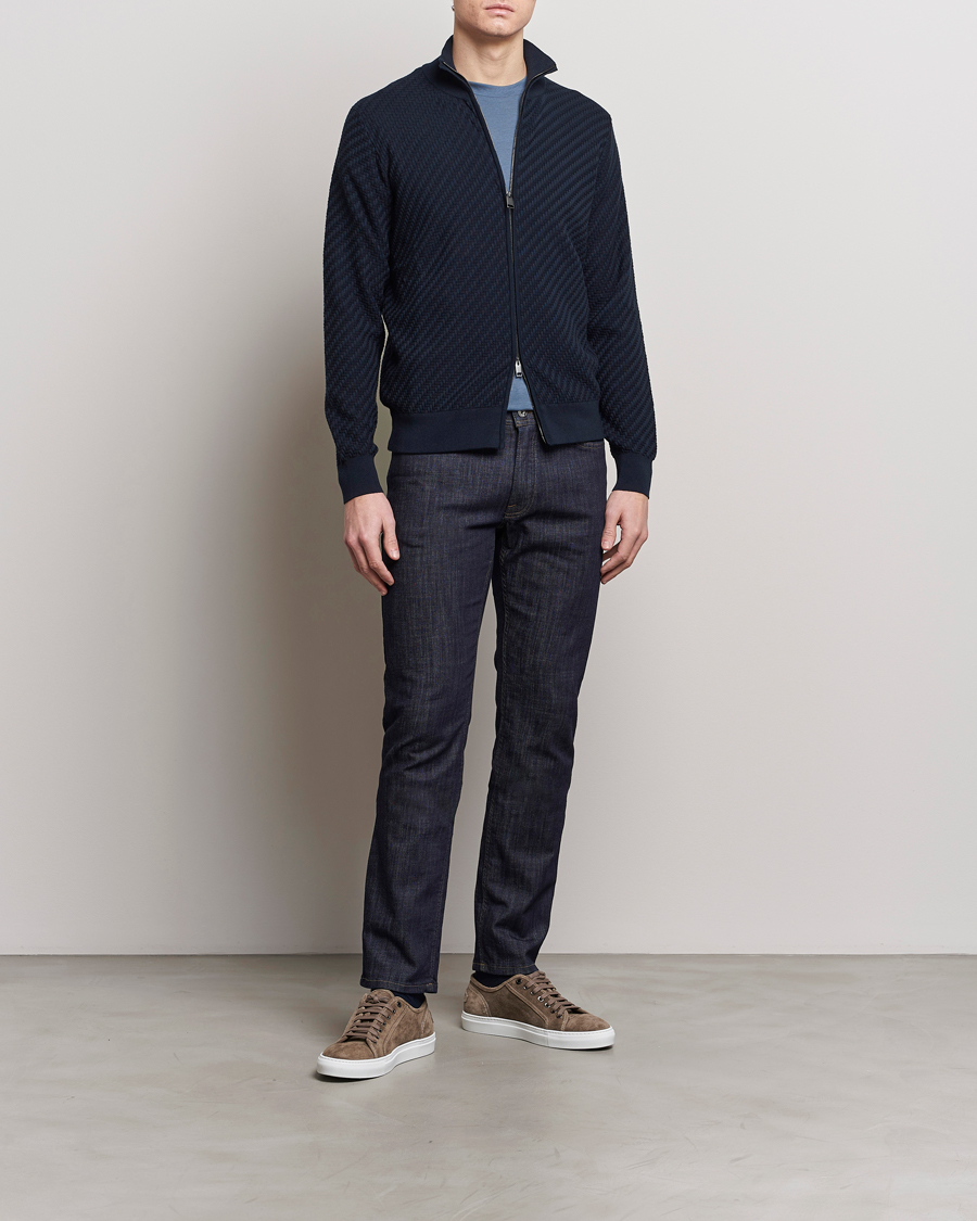 Herr | Jeans | Brioni | Slim Fit Stretch Jeans Dark Indigo