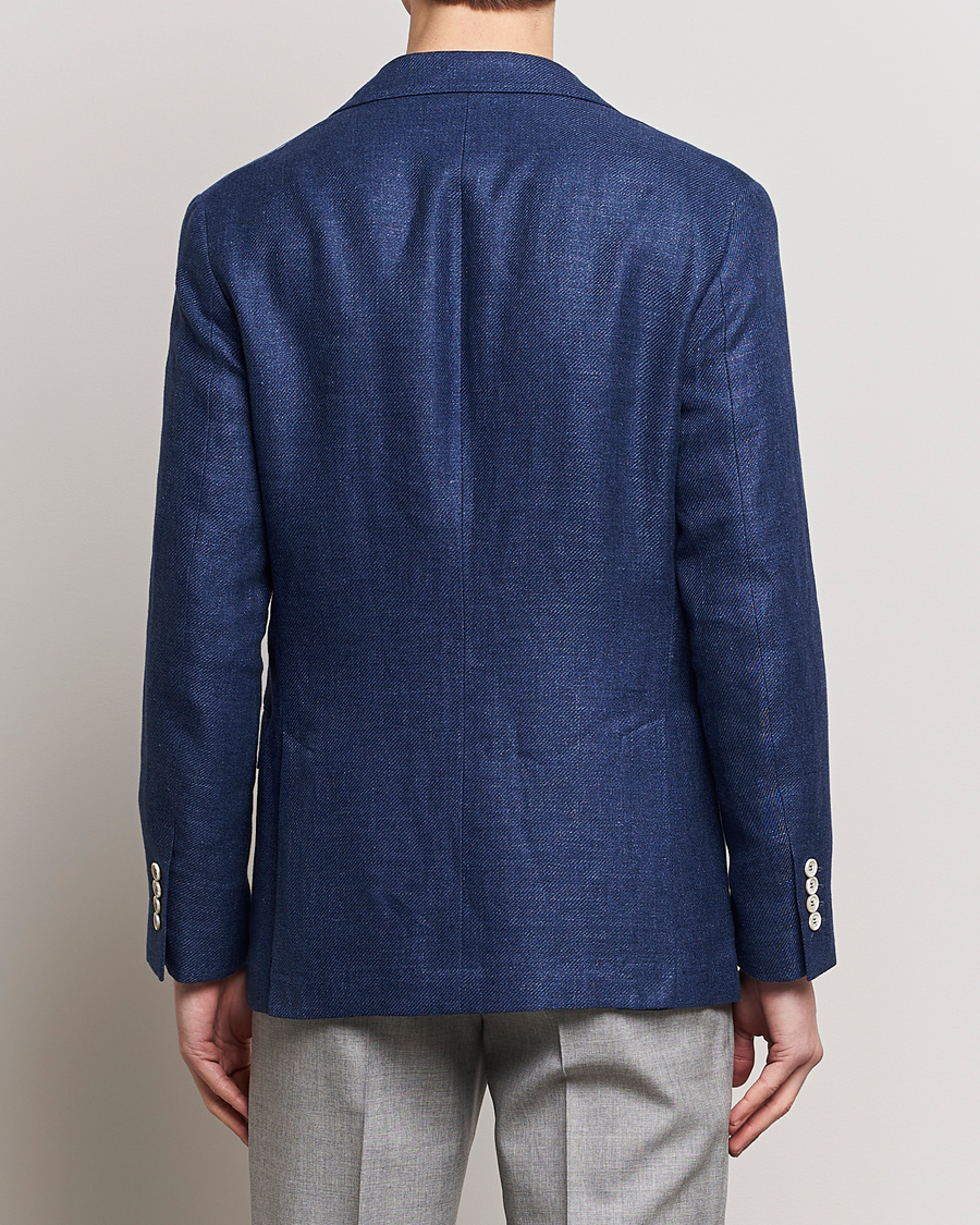 Herr | Kavajer | Brunello Cucinelli | Linen/Silk Blazer Indigo Blue