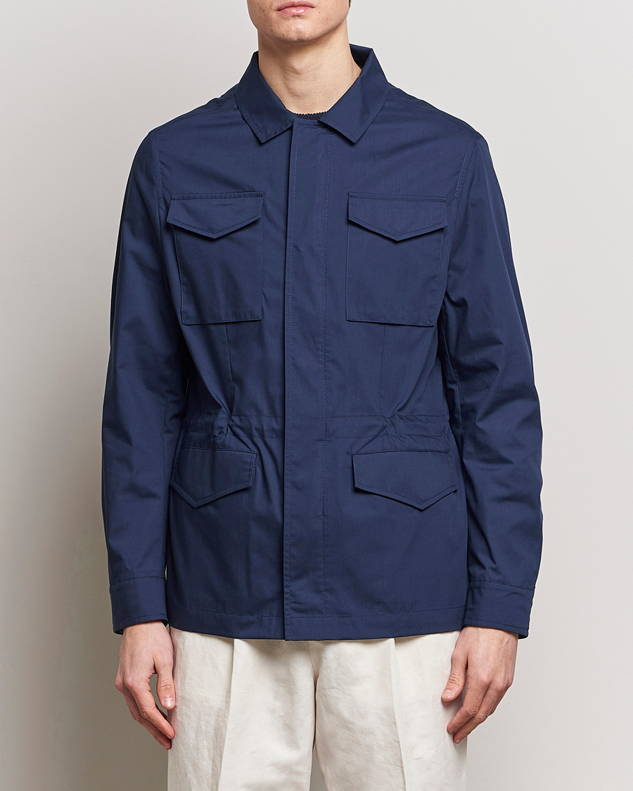 Herr |  | Brunello Cucinelli | Lightweight Field Jacket Navy