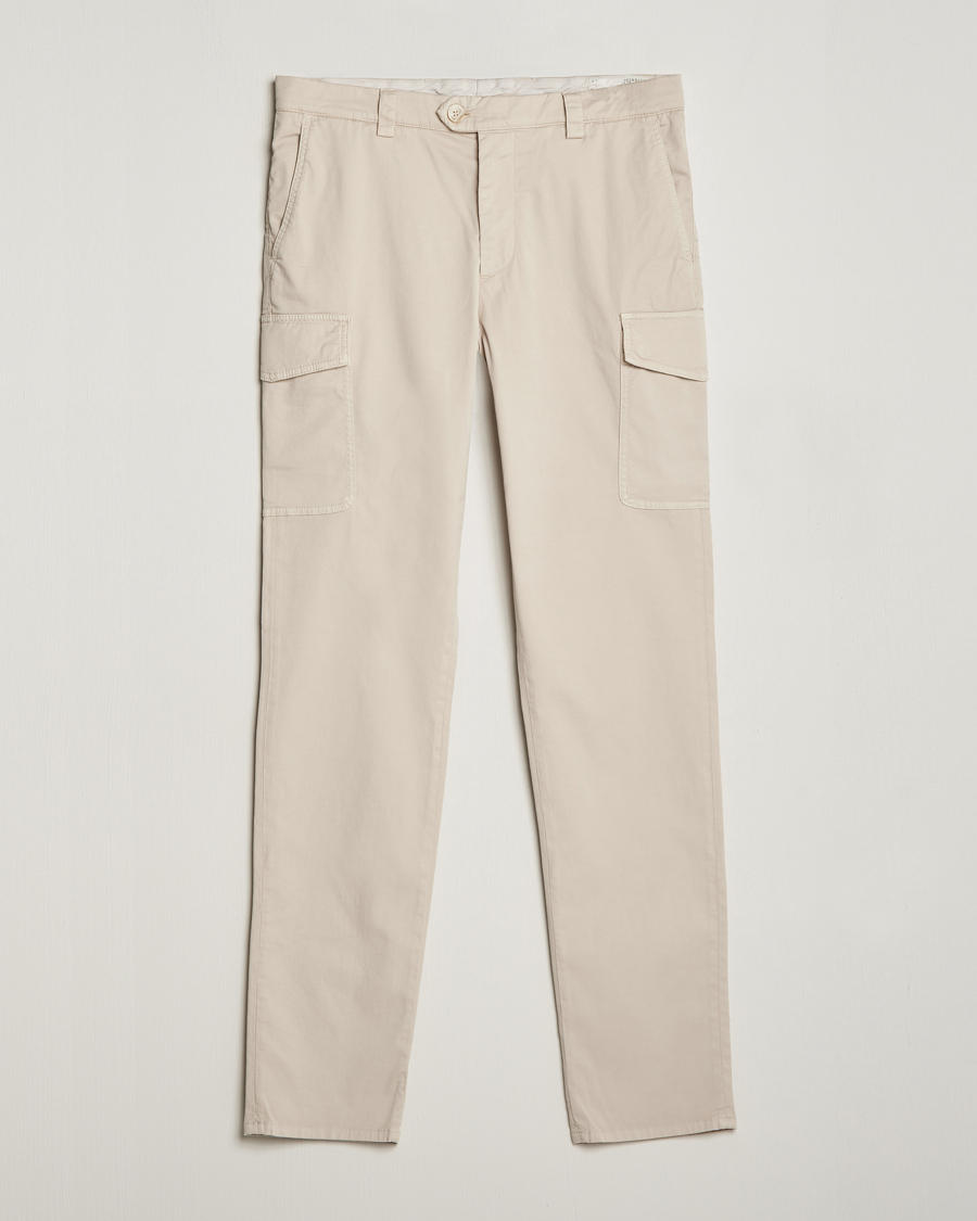 Herr | Byxor | Brunello Cucinelli | Cotton Cargo Pants Light Beige