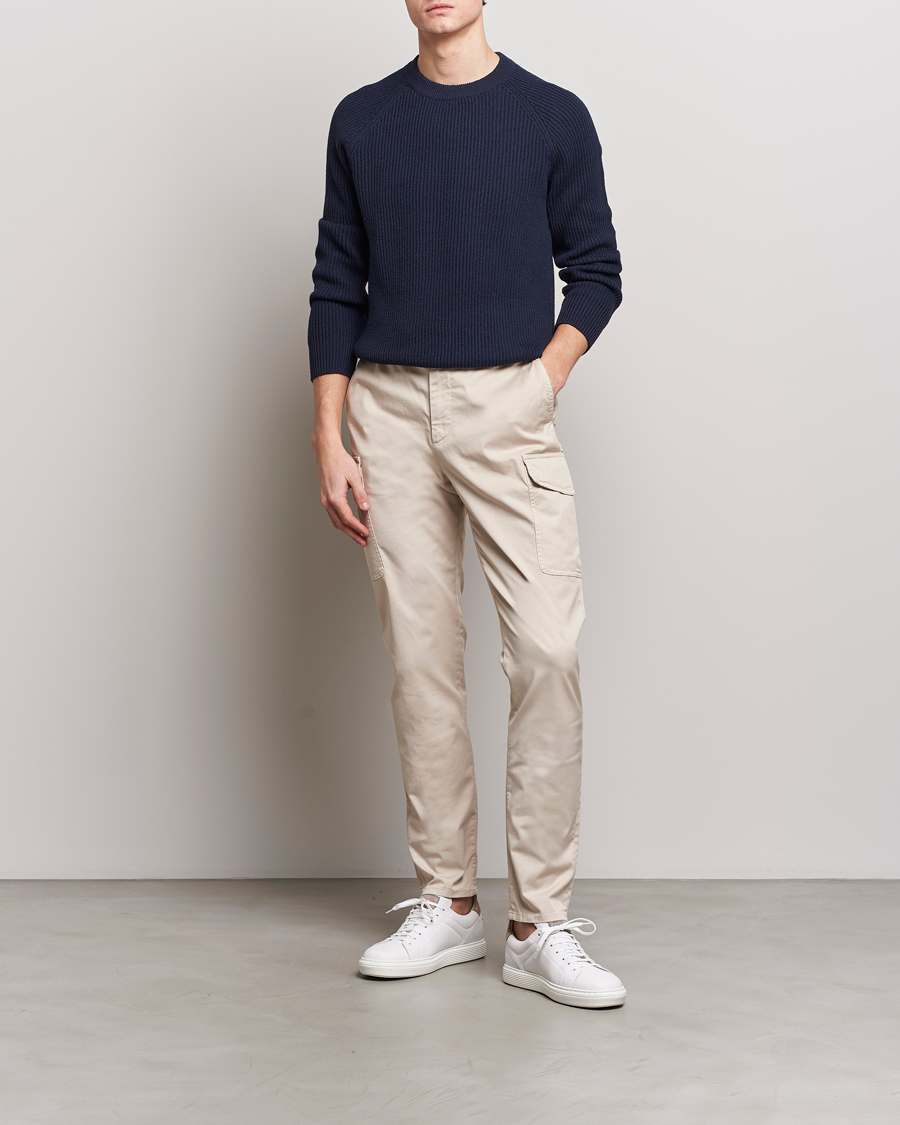 Herr | Byxor | Brunello Cucinelli | Cotton Cargo Pants Light Beige