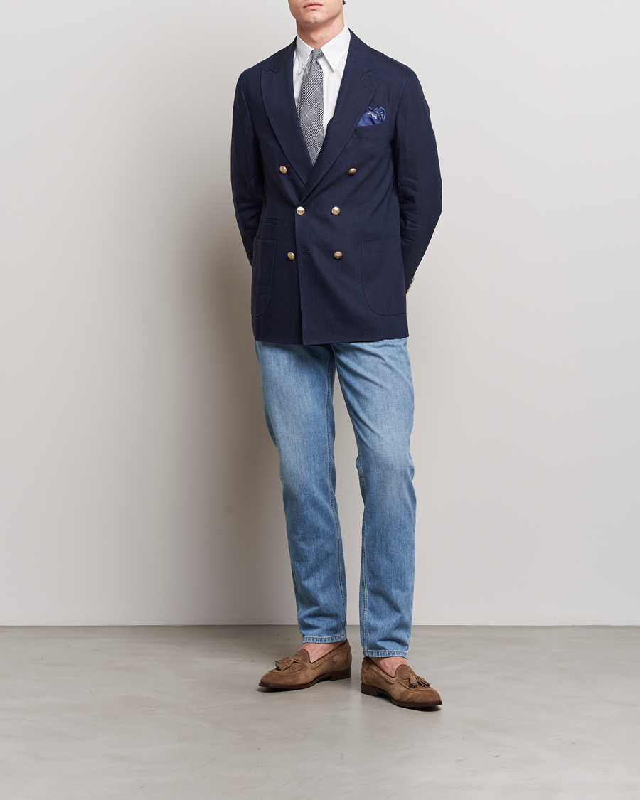Herr | Jeans | Brunello Cucinelli | Traditional Fit Jeans Blue Wash