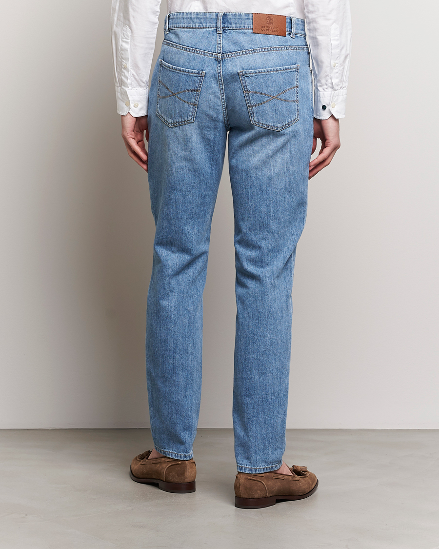 Herr | Jeans | Brunello Cucinelli | Traditional Fit Jeans Blue Wash