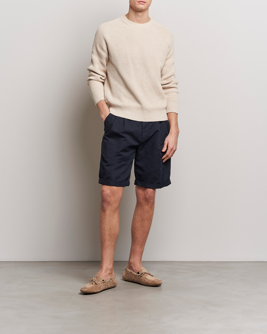 Herr | Shorts | Brunello Cucinelli | Drawstring Shorts Navy