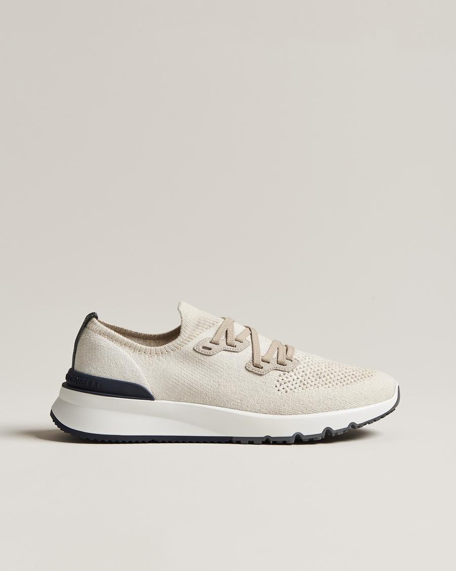 Herr | Brunello Cucinelli Mesh Running Sneakers Beige | Brunello Cucinelli | Mesh Running Sneakers Beige