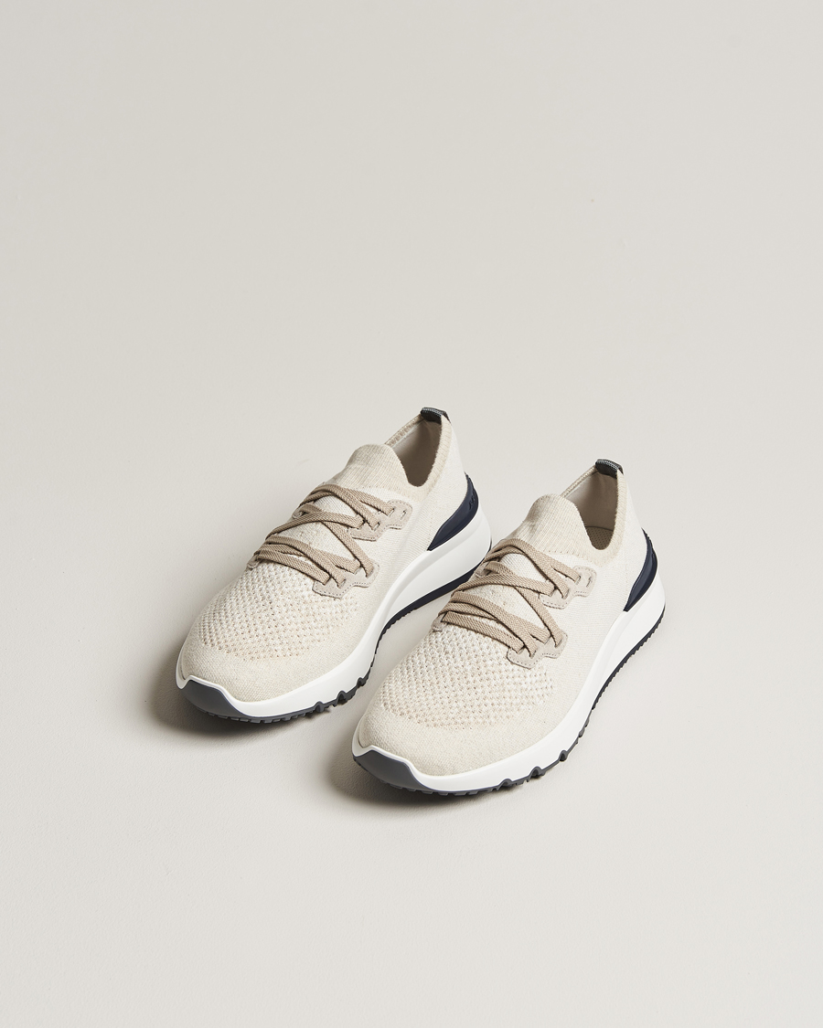 Herr |  | Brunello Cucinelli | Mesh Running Sneakers Beige
