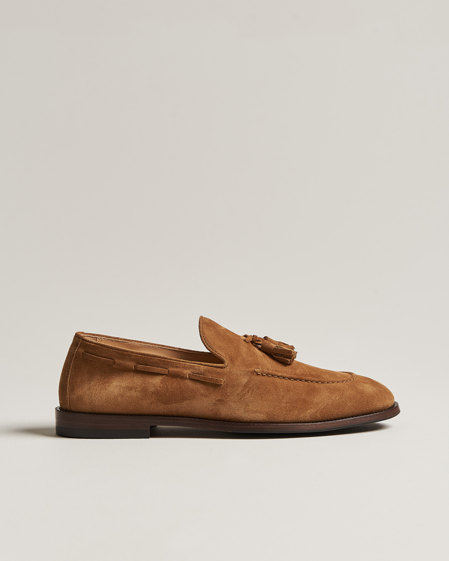Herr | Brunello Cucinelli Tassel Loafer Whiskey Suede | Brunello Cucinelli | Tassel Loafer Whiskey Suede