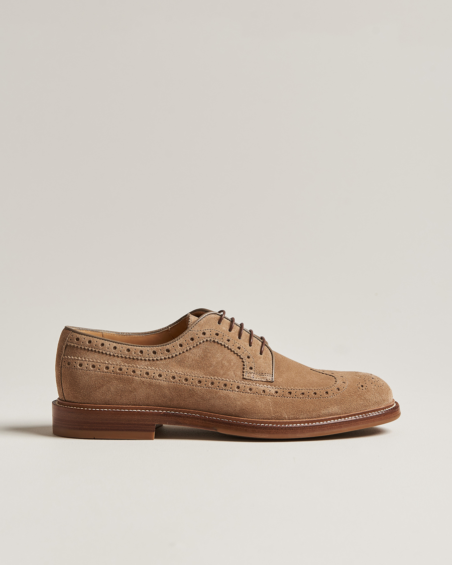 Herr | Brunello Cucinelli Brogue Desert Suede | Brunello Cucinelli | Brogue Desert Suede