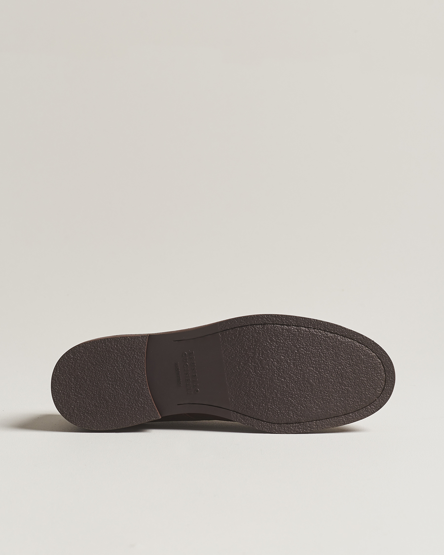 Herr | Brunello Cucinelli Plain Toe Derby Dark Brown Deerskin | Brunello Cucinelli | Plain Toe Derby Dark Brown Deerskin