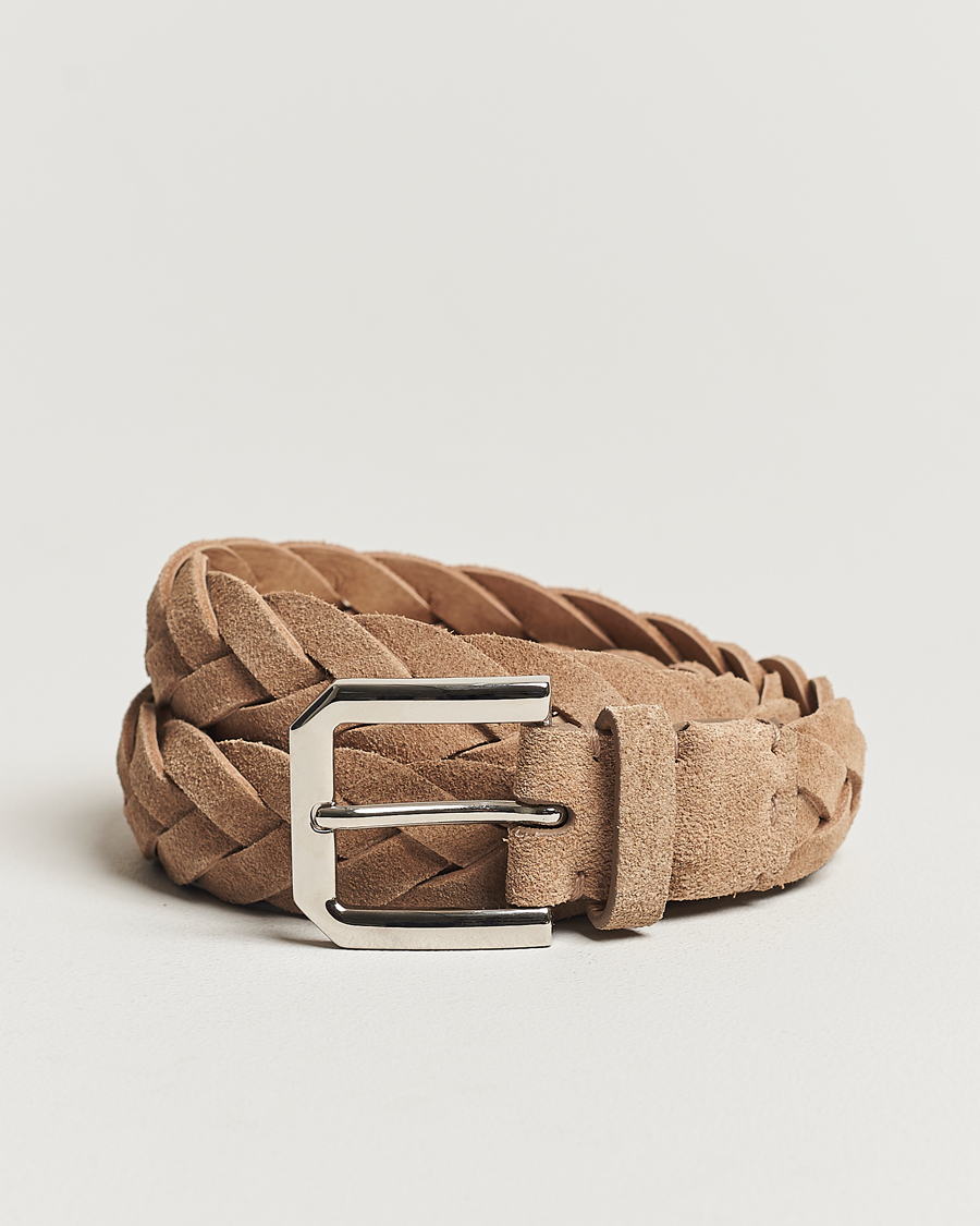 Herr | Brunello Cucinelli Braided Belt Desert Suede | Brunello Cucinelli | Braided Belt Desert Suede