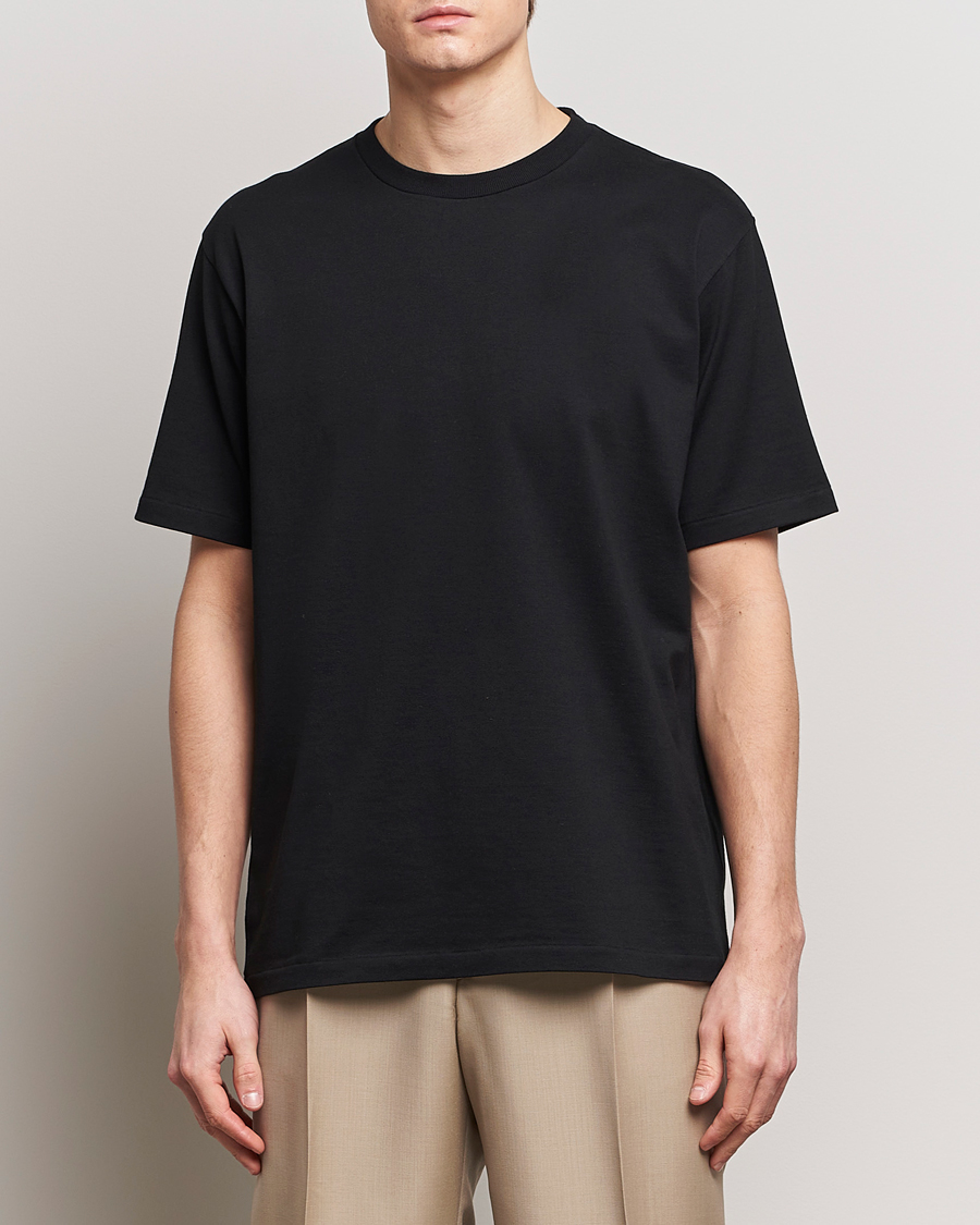 Herr | Luxury Brands | Auralee | Luster Plating T-Shirt Black