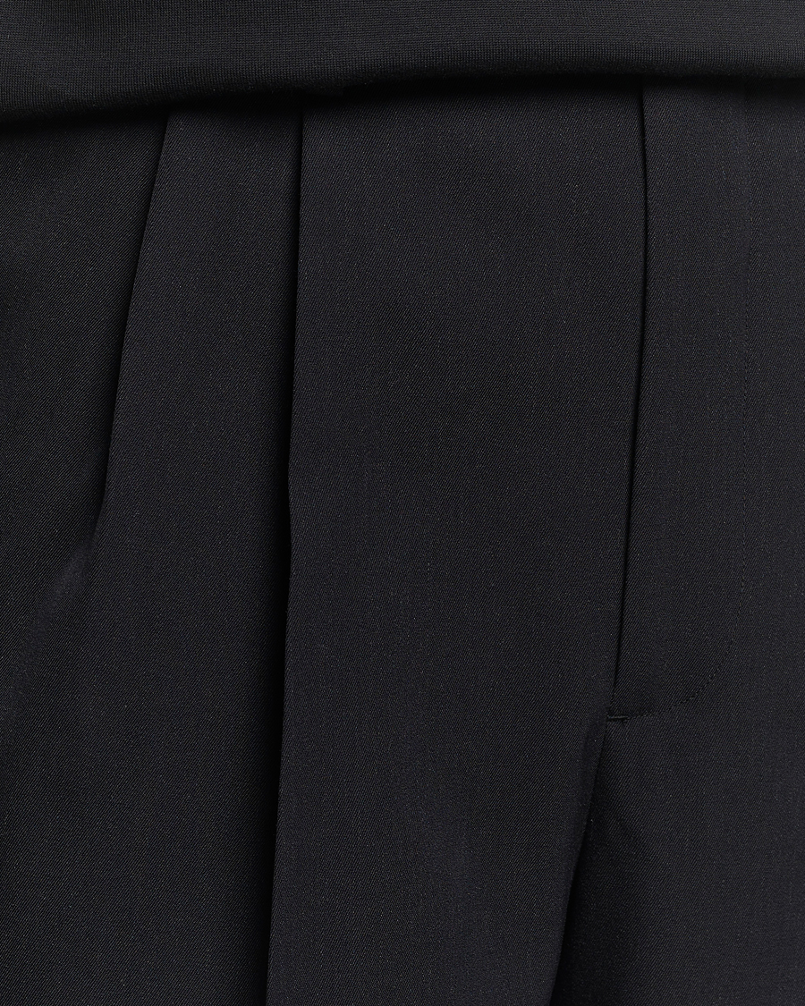 Herr | Shorts | Auralee | Light Wool Gabardine Shorts Black