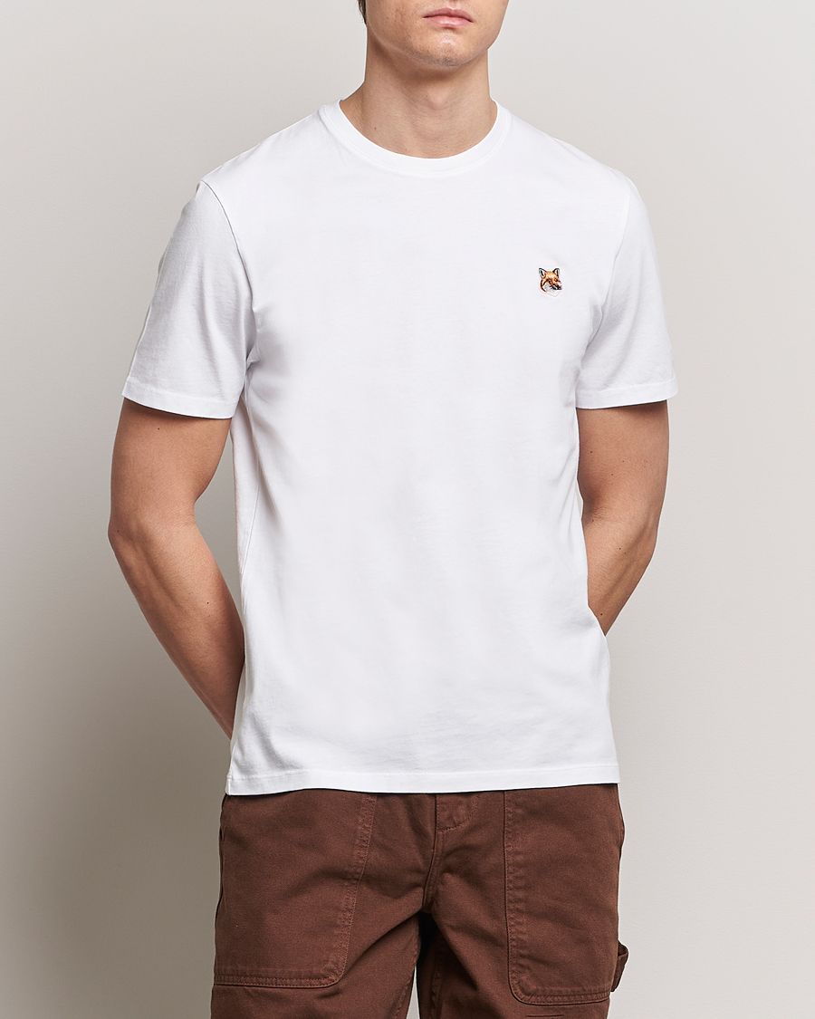 Herr | Vita t-shirts | Maison Kitsuné | Fox Head T-Shirt White