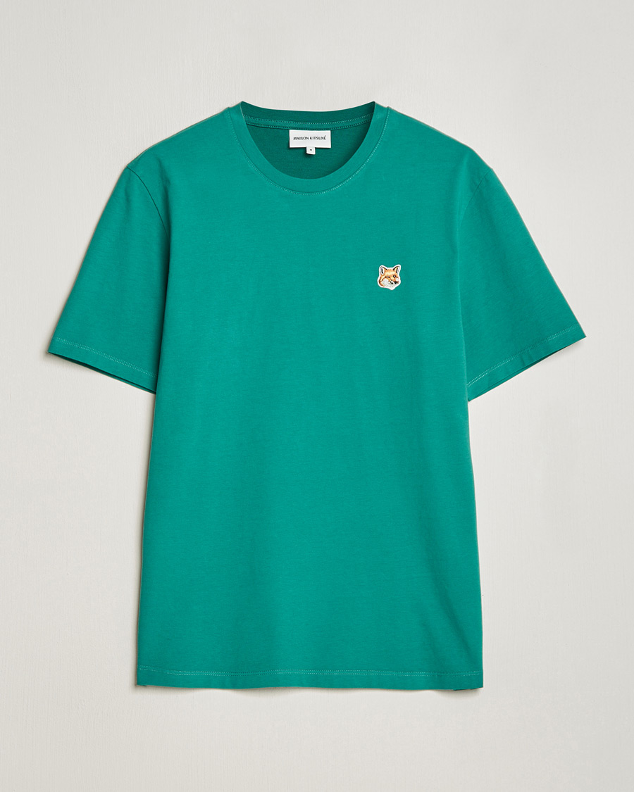 Herr | T-Shirts | Maison Kitsuné | Fox Head T-Shirt Pine Green