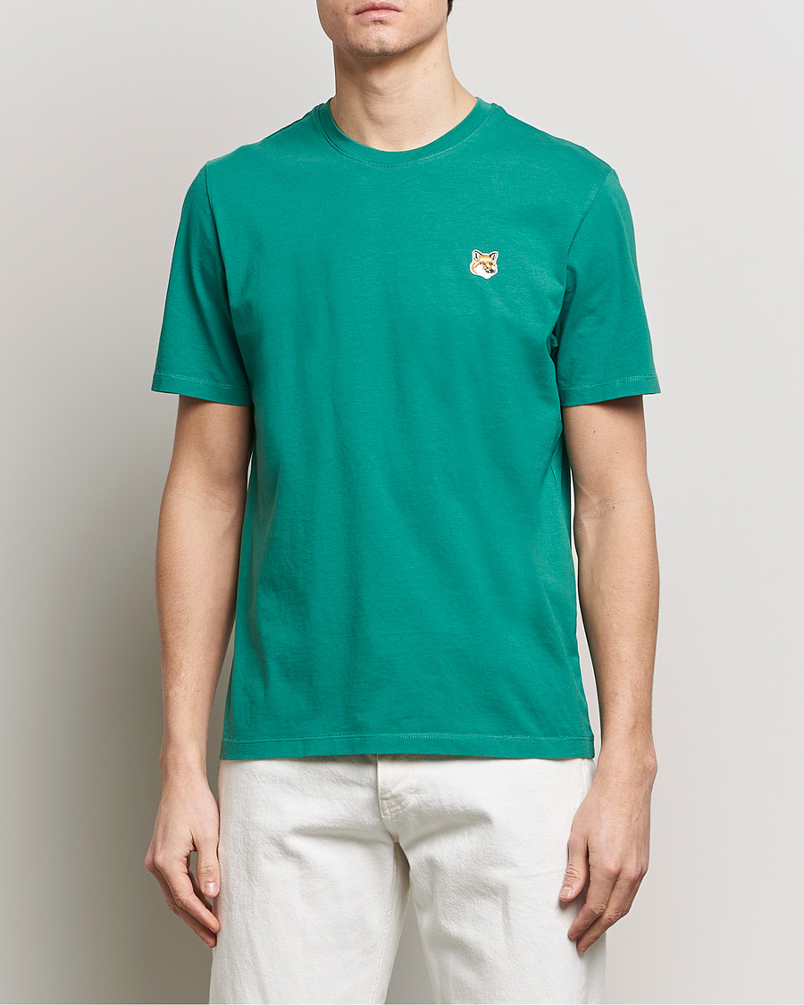 Herr | T-Shirts | Maison Kitsuné | Fox Head T-Shirt Pine Green