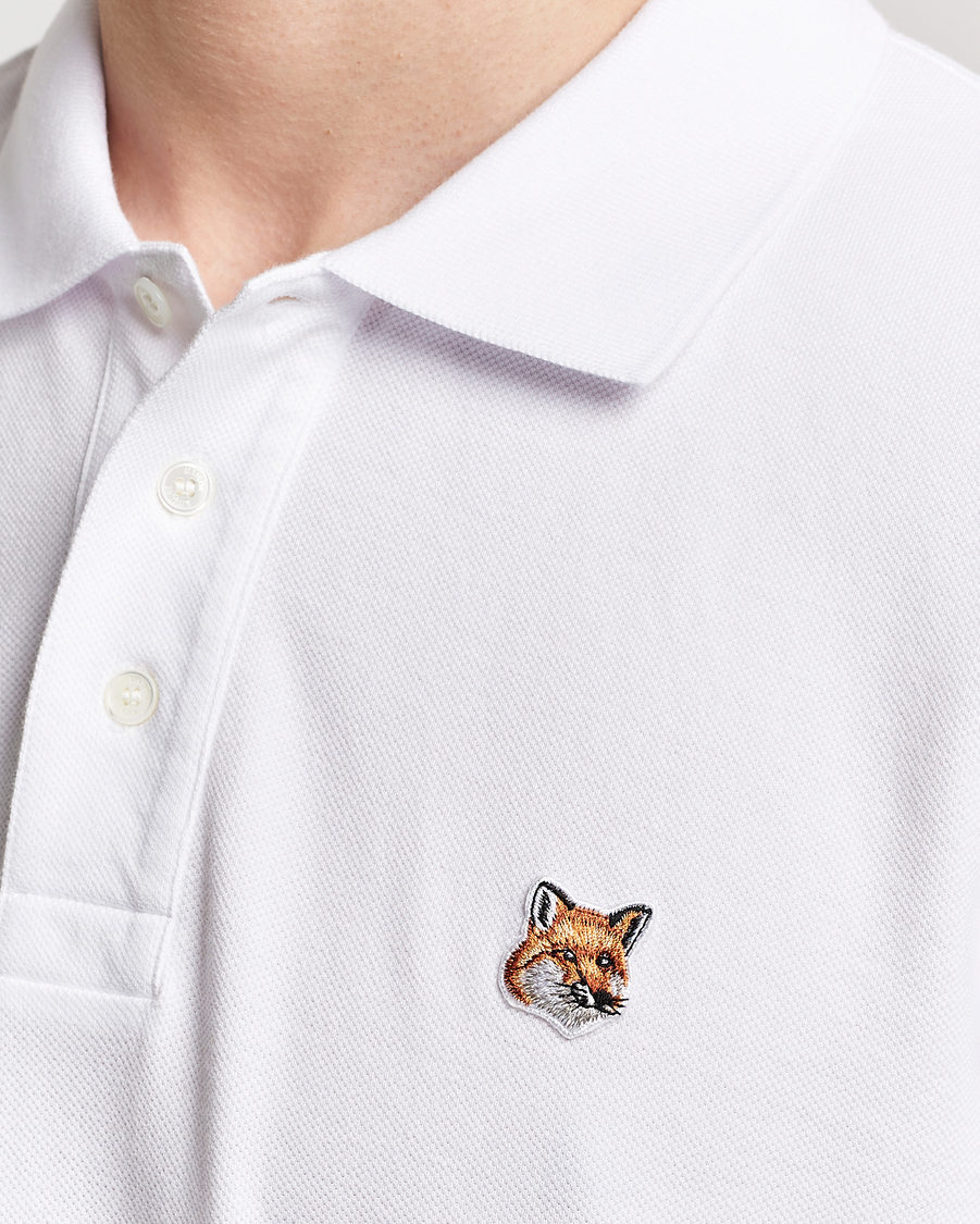Herr | Pikéer | Maison Kitsuné | Fox Head Polo White